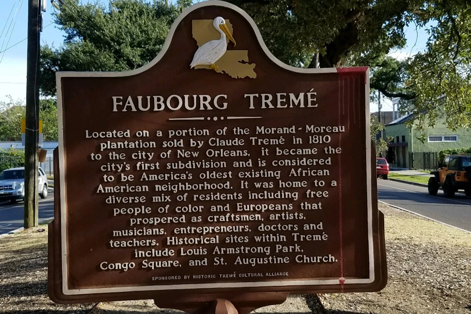 Treme' Historical Marker