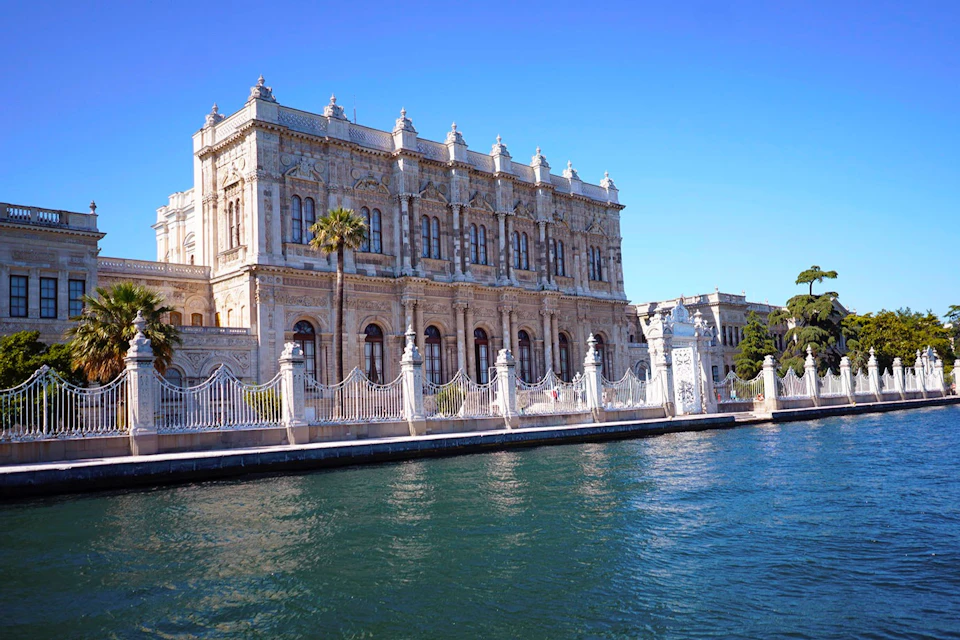 Dolmabahçe Palace is one of the great landmarks on the tour