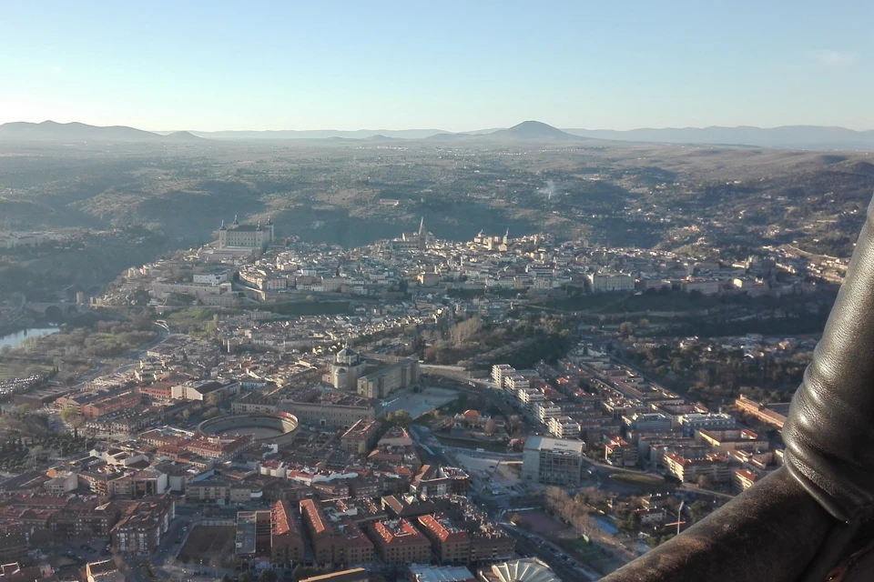 Hot Air Balloon over Toledo