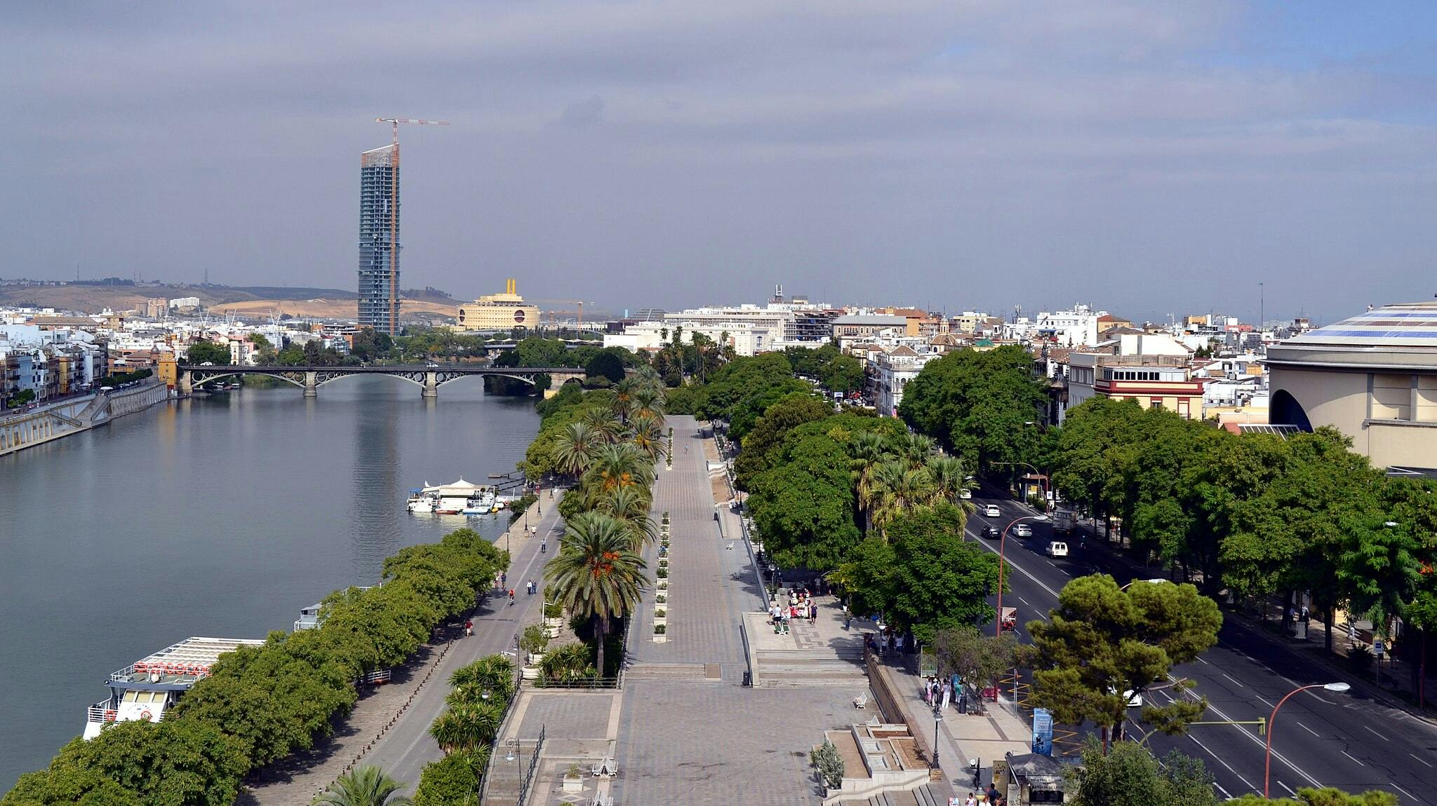 Paseo de las Delicias in Seville