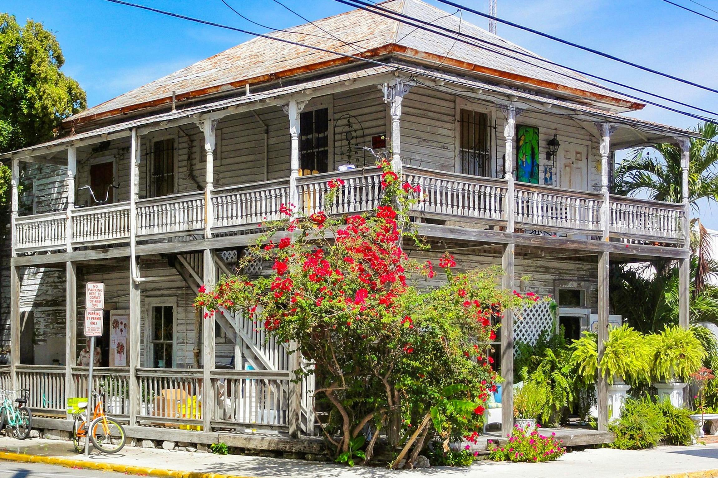 基韦斯特的房子通常有大门廊