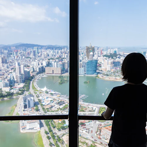 Macau Tower: Fireworks Observation Deck Ticket + Hand Fan for Child - Photo 3