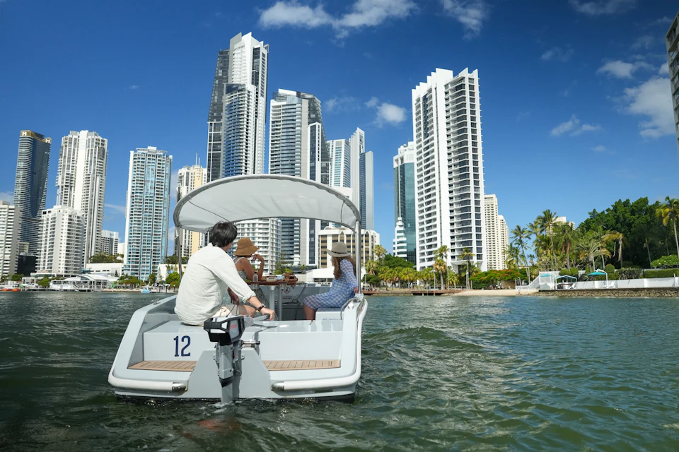 Customers taking in the Surfers Paradise skyline