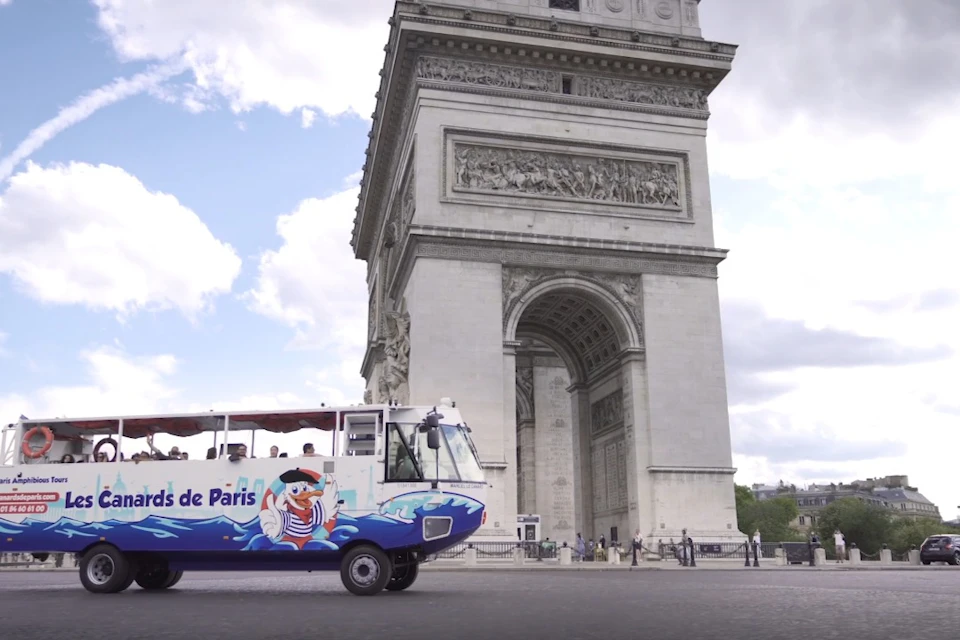 The Arc de Triomphe