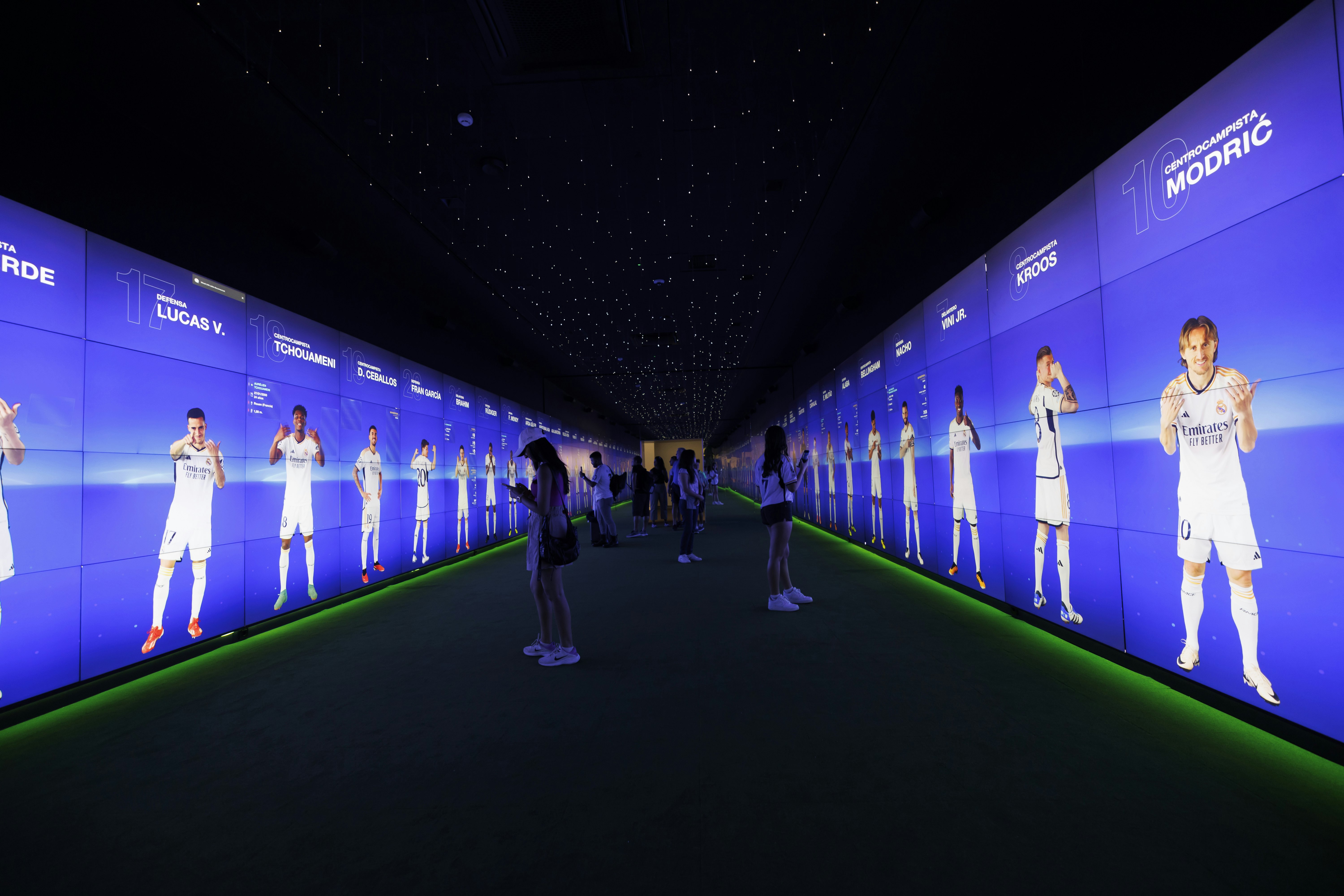 Estádio Santiago Bernabéu: entrada no museu