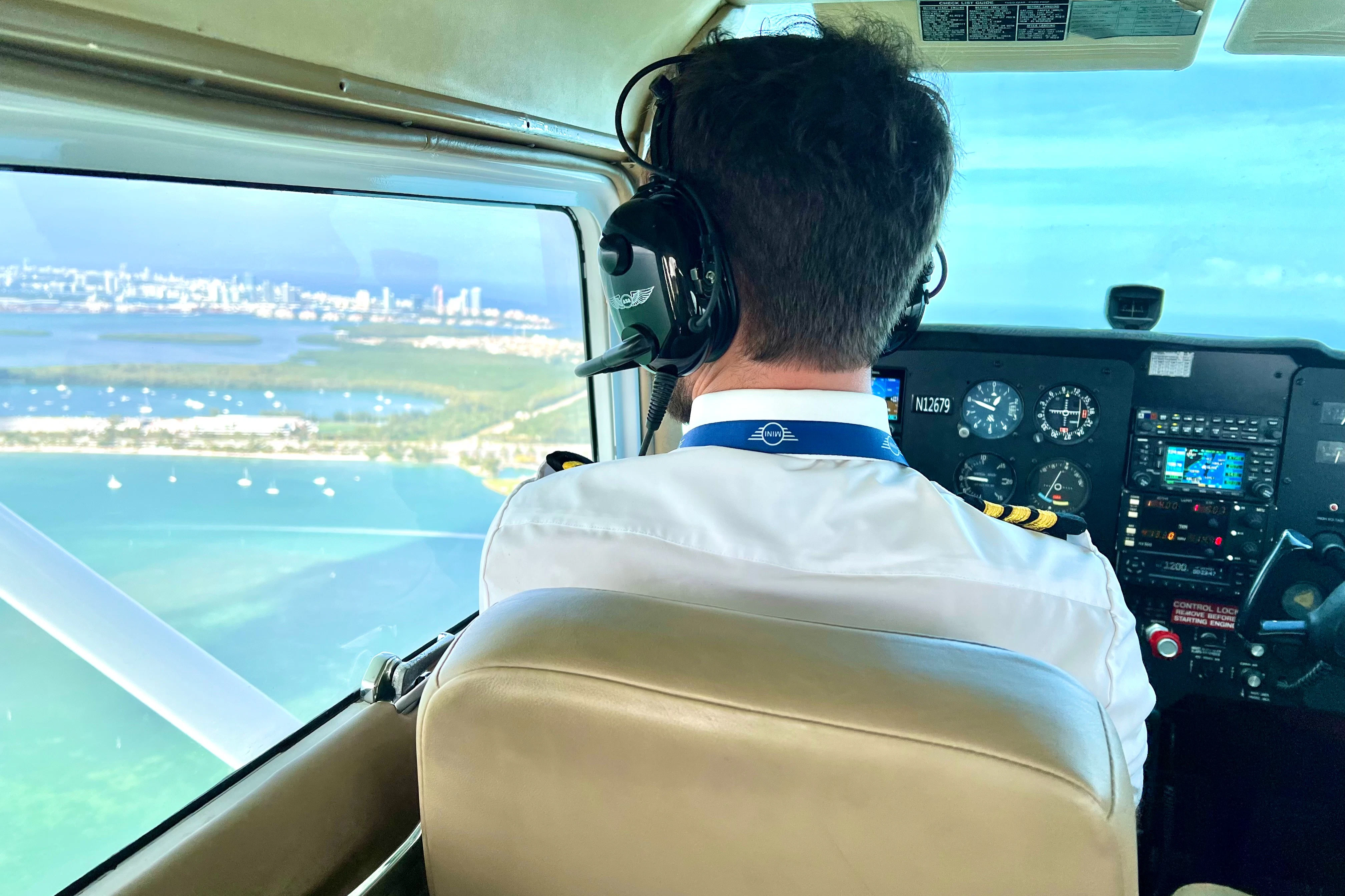 Miami: Downtown Private Airplane Tour