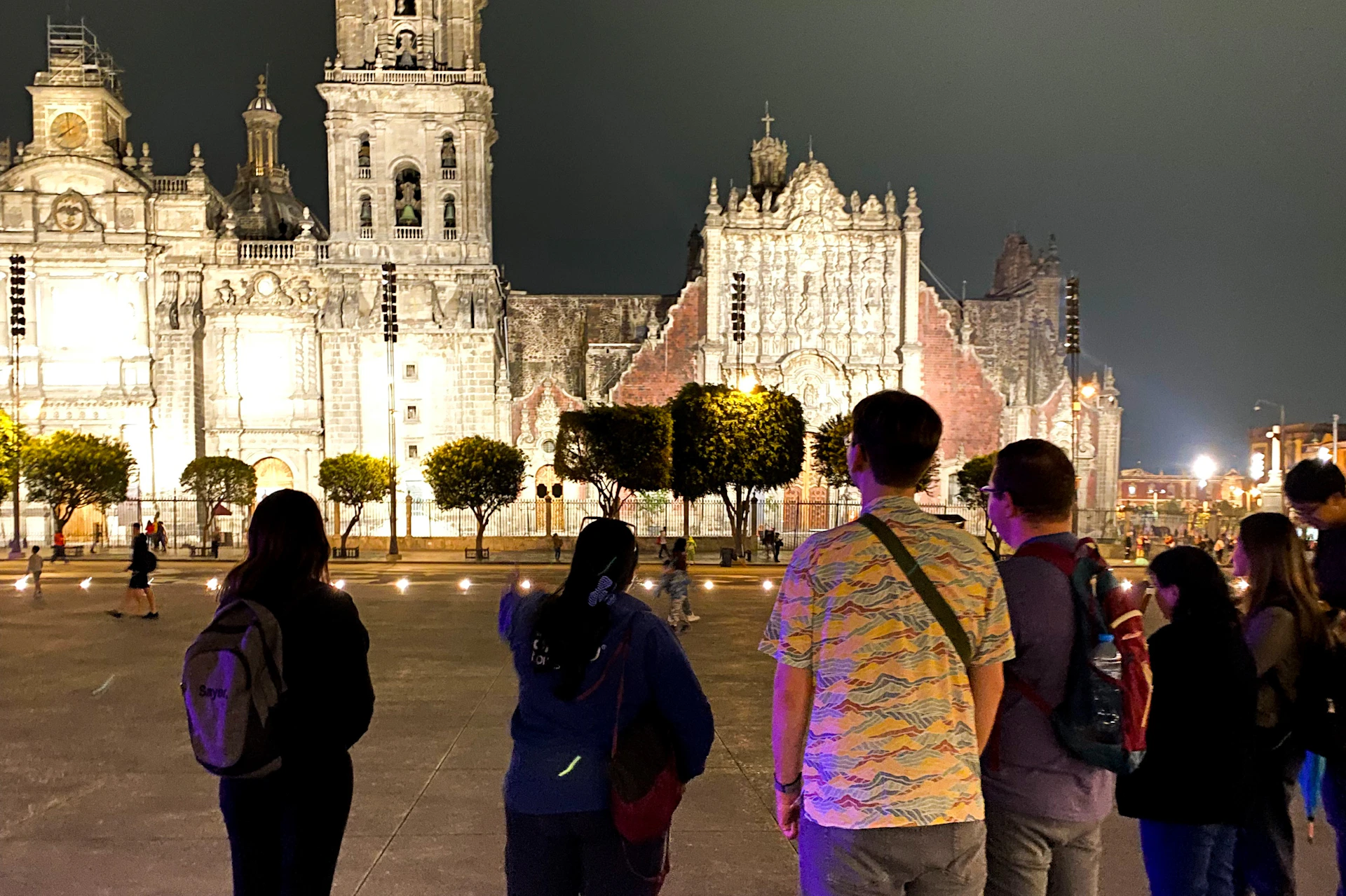 Night tour of Mexico City