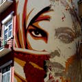Mural by VHILS and Shepard Fairey.