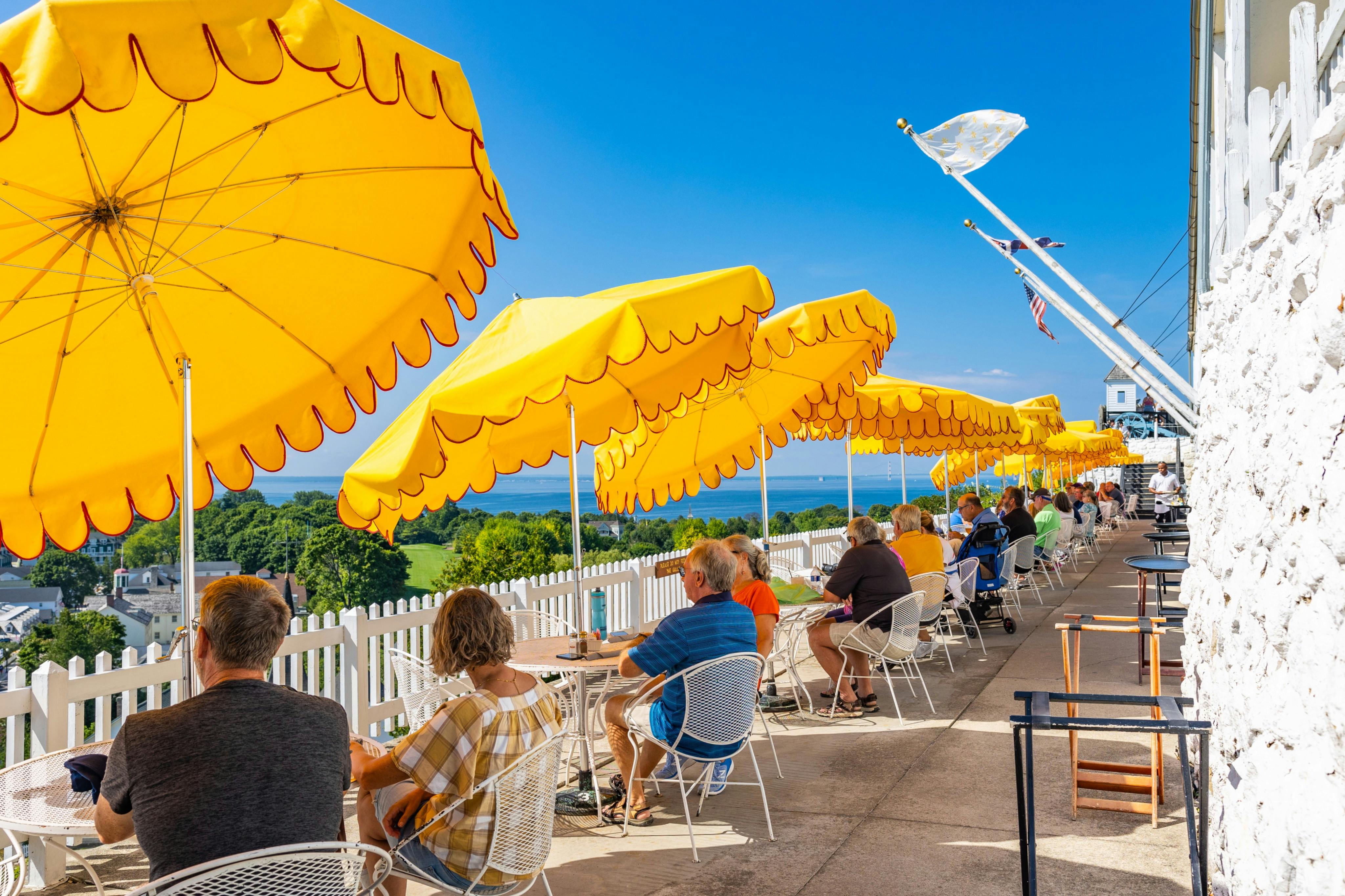 Il pranzo al Tea Room Restaurant è una tradizione di Mackinac Island.