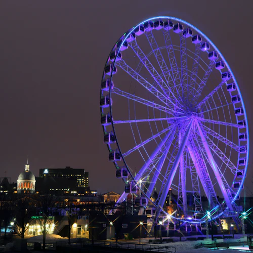 Montreal: Scenic Night Tour + La Grande Roue de Montreal Entry Ticket - Photo 3