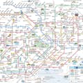 Mappa del percorso della metropolitana di Tokyo