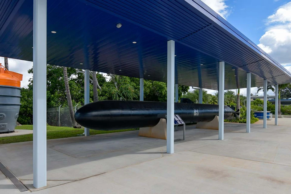Torpedo in the outdoor exhibit