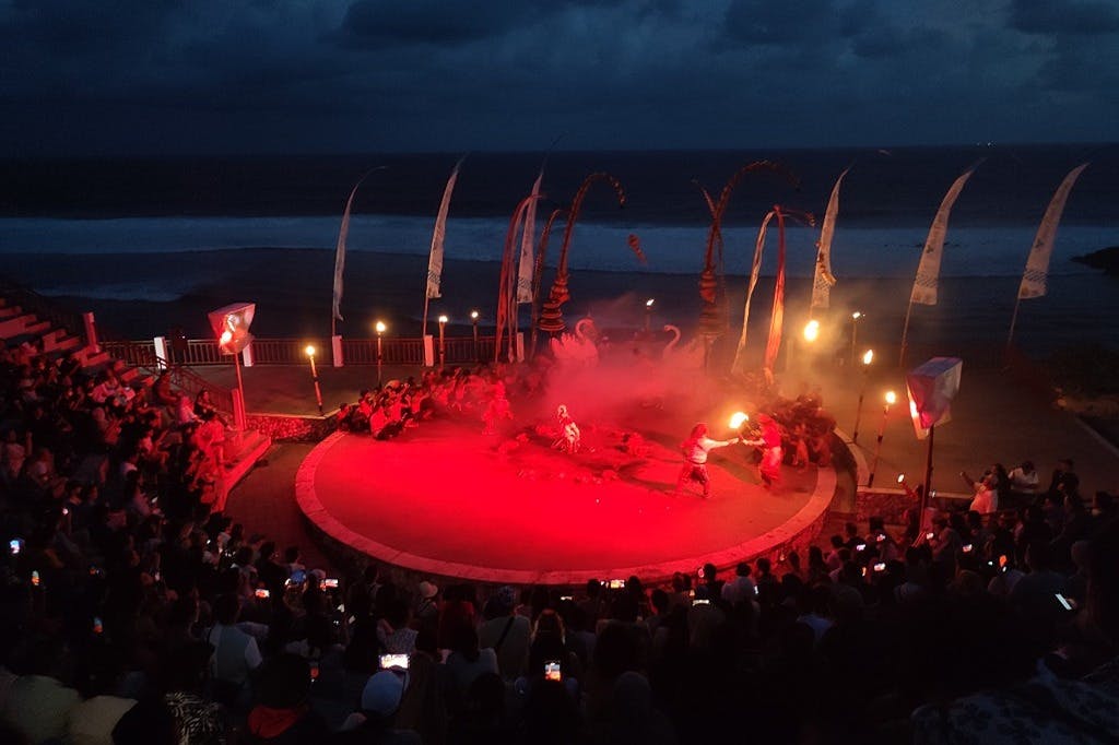 Melasti Beach Kecak Dance Show