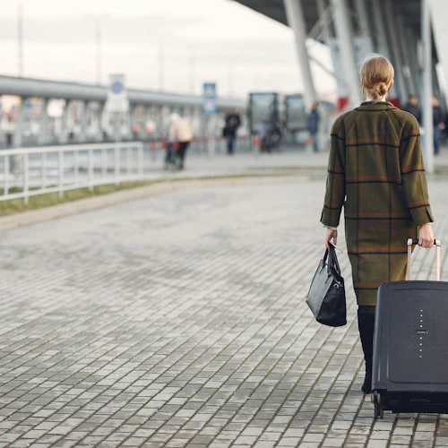Leverantören som bär sin väska