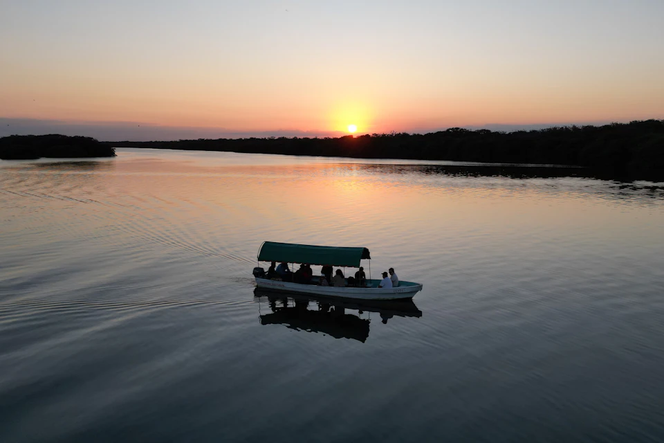 View of the Mandinga lagoon