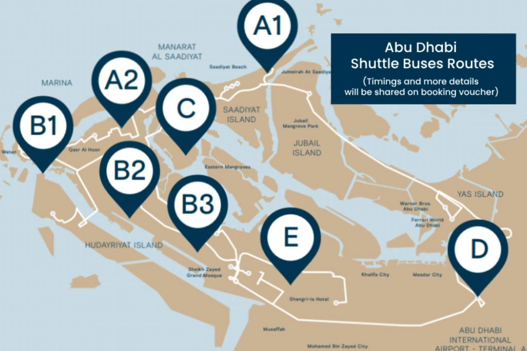 Carte des navettes Touristation