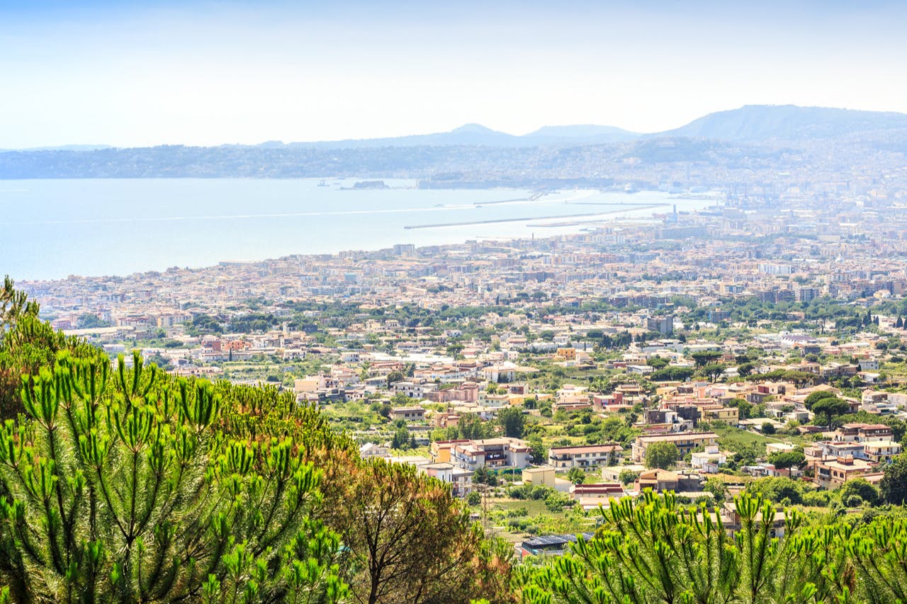 Landscape from the paths of Vesuvius