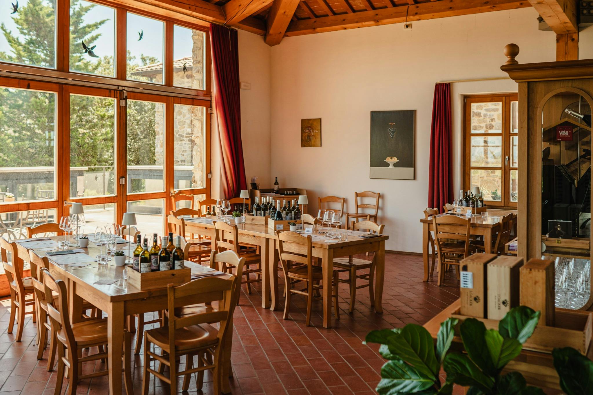 corte Pavoneテイスティングルーム