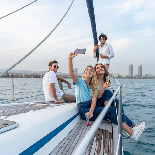 Barcelona: 2-Hr Private Sailboat Tour with Drinks & Snacks - Photo 2