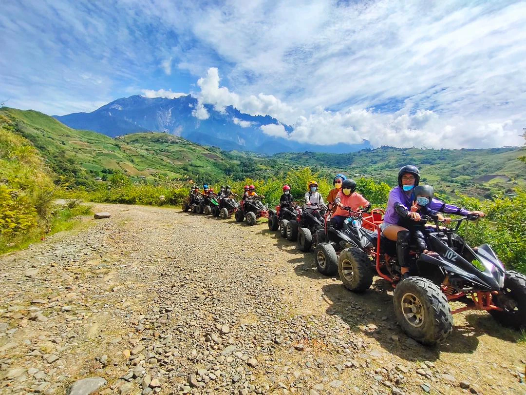 ATV Borneo Adventure: 1.5-Hr Kundasang ATV Adventure through Earthquake History Site
