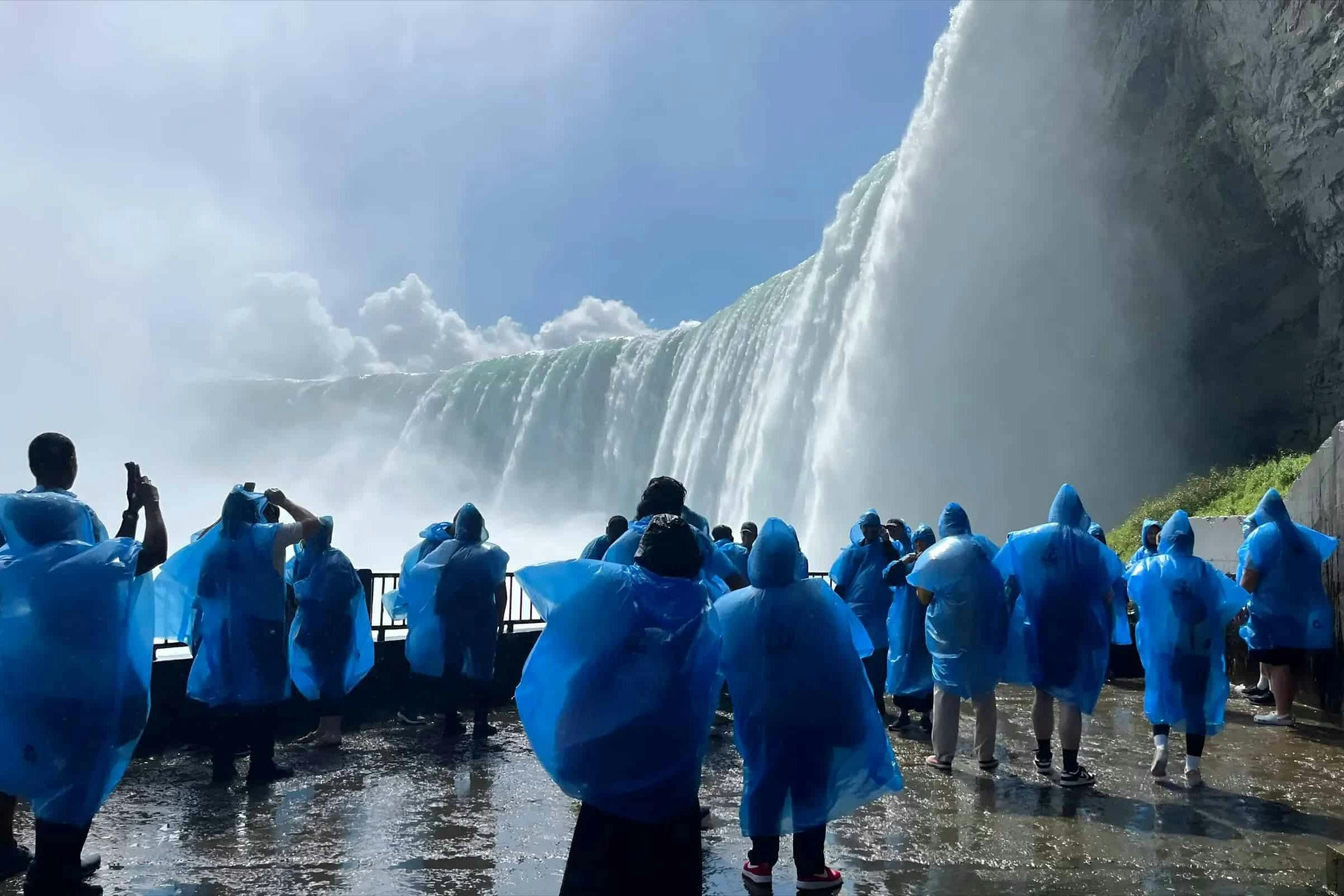 Approach the waterfalls with the Journey Behind the Falls attraction!