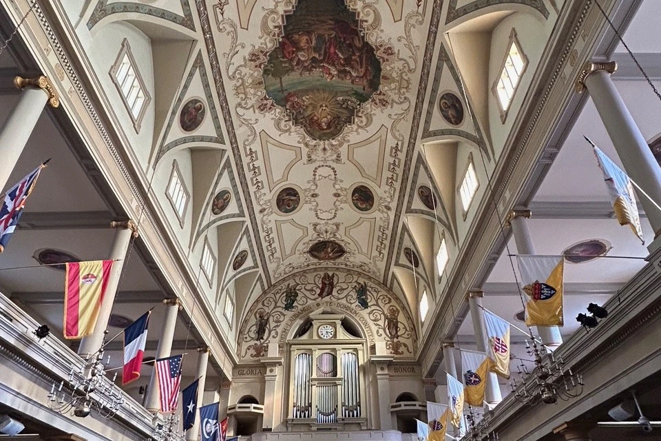 Beautiful fresco ceiling