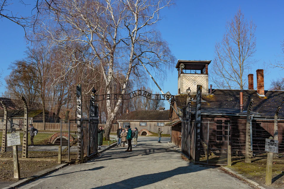 Main gate of Auschwitz I