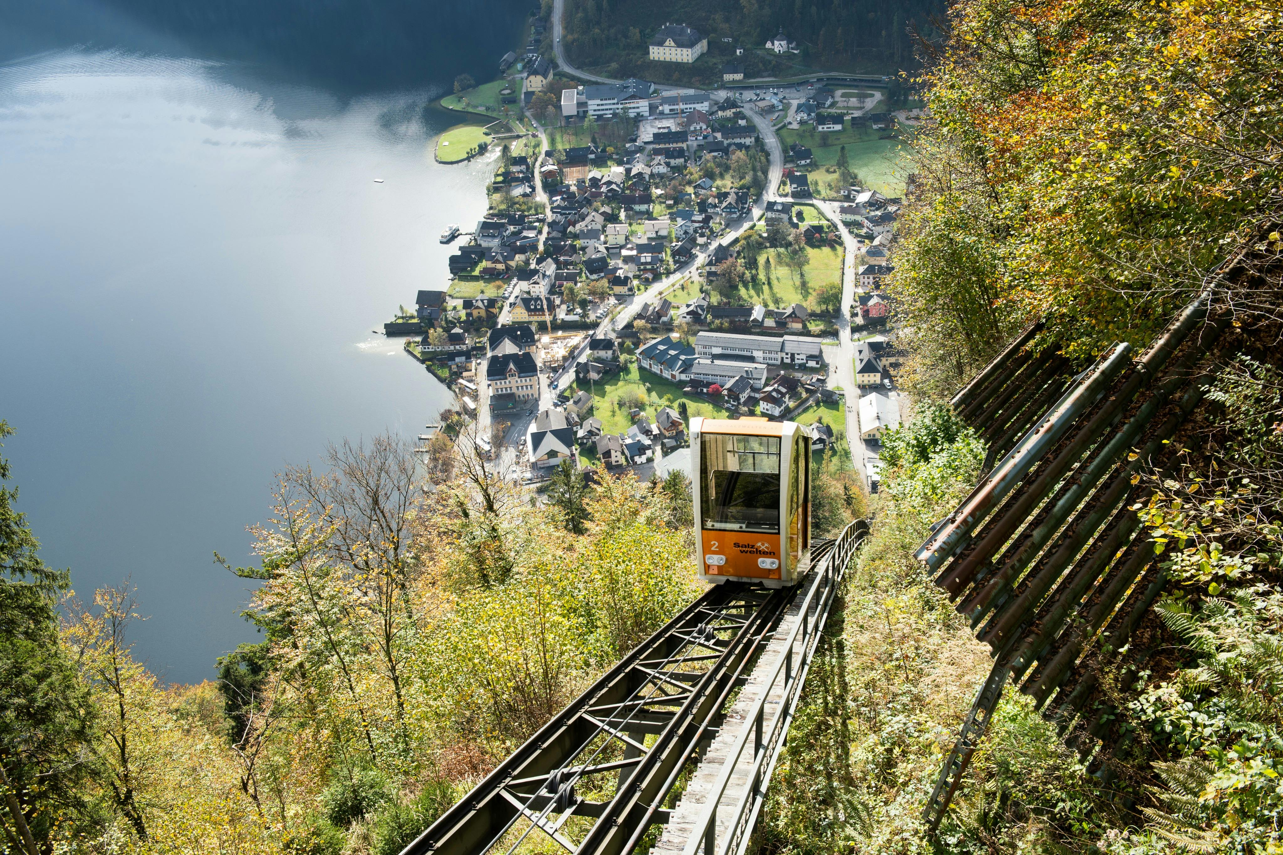 Elevator til Skywalk i Hallstatt