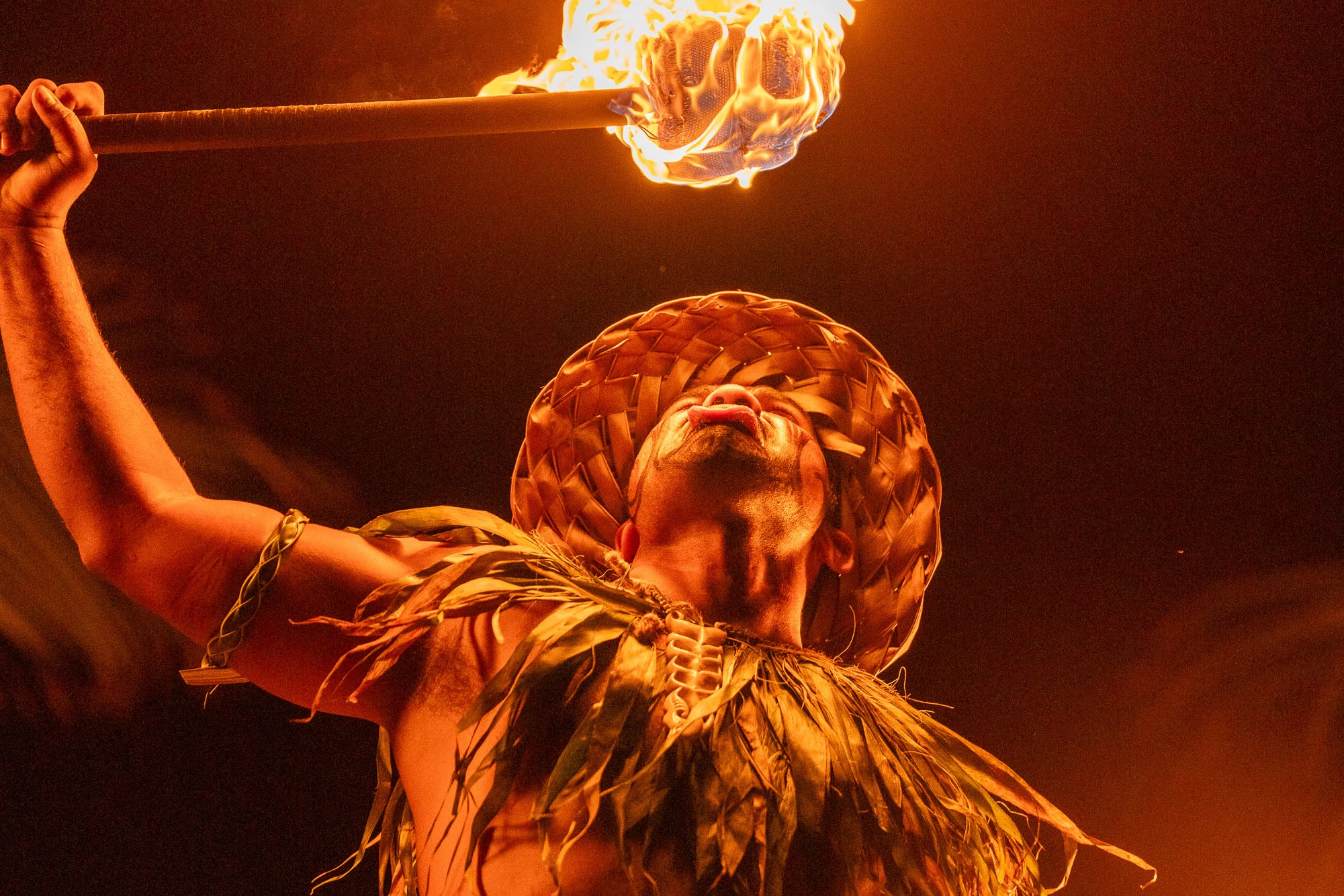 O‘ahu: Mauka Warriors Luau Performance +  Buffet Dinner