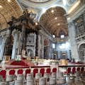 The main altar of the St. Peter's Basilica 
