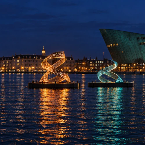 Amsterdam Light Festival: Saloon Boat Cruise + Optional Unlimited Drinks - Photo 5