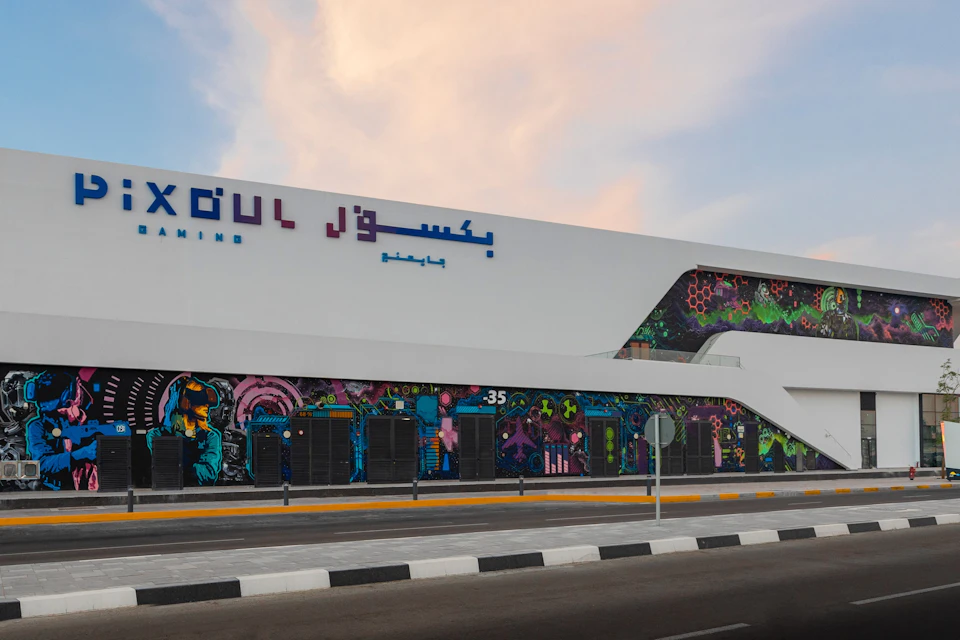 Facade of Pixoul VR Gaming