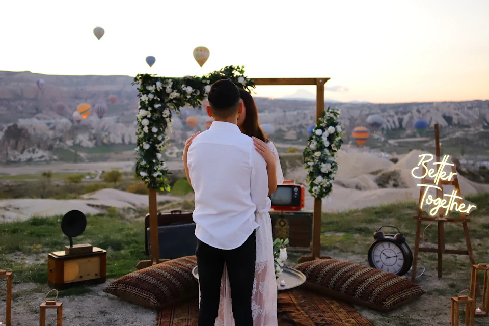 proposal at sunrise