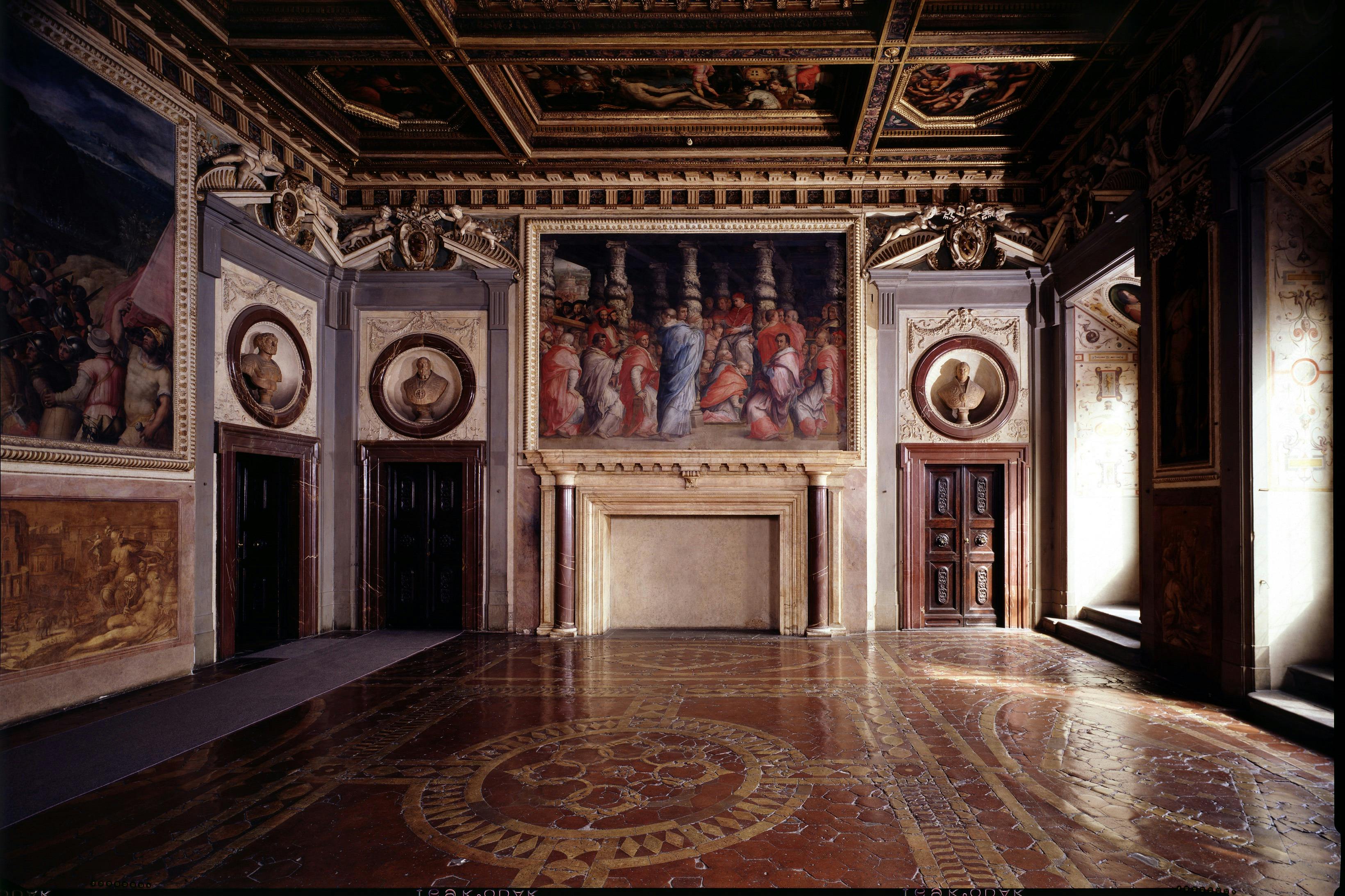 ヴェッキオ宮殿の内部