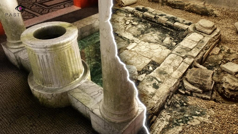 Reconstruction of a Roman house