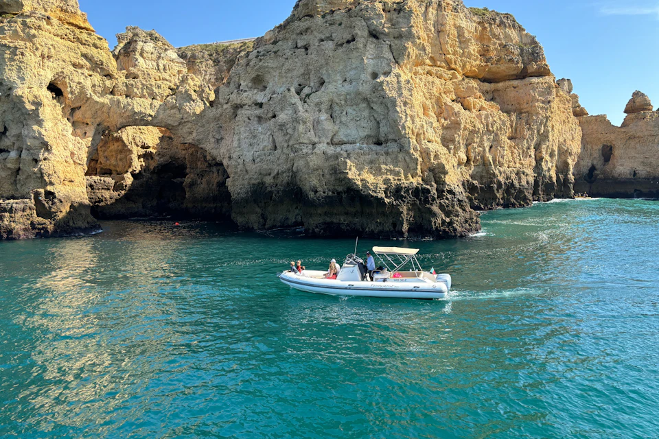 Cruising Close to the Caves of Ponta da Piedade