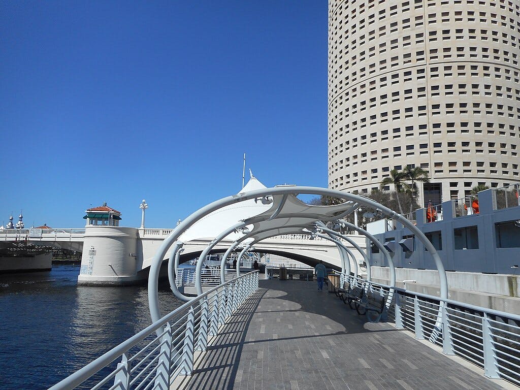 Tampa Riverwalk in Tampa