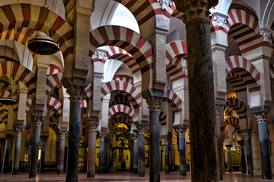 typical Mozarabic decorative arches