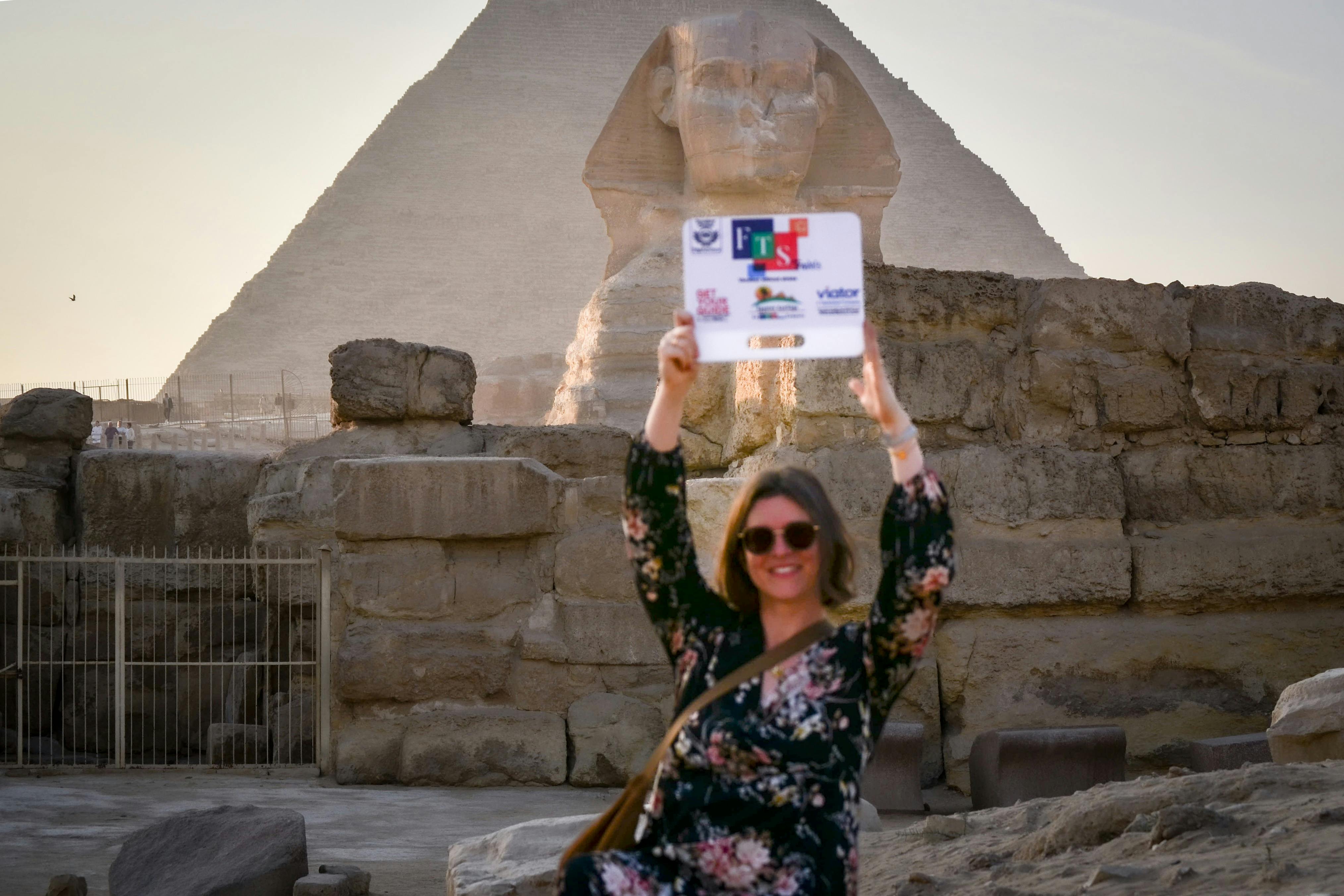 Half-day private Giza tour: Pyramids, Sphinx, camel ride, photos, hotel pickup & expert guide.