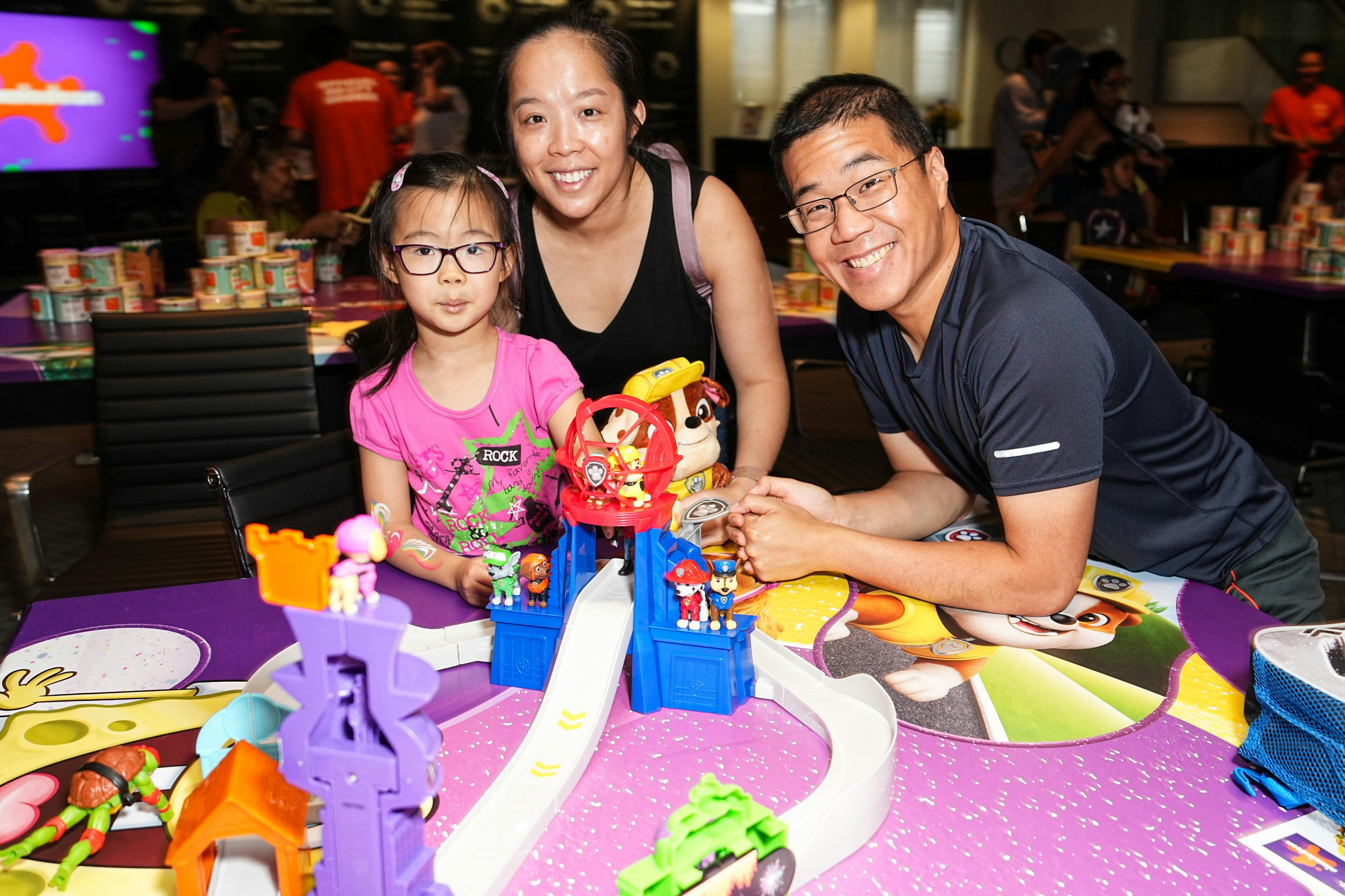 Beaucoup de plaisir en famille !