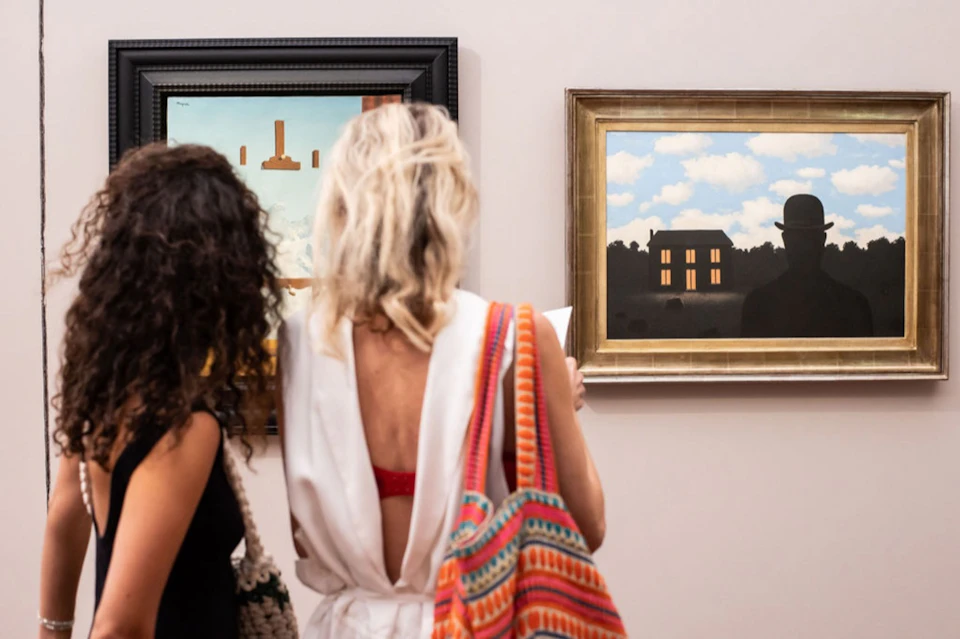 Inside the museum, Magritte