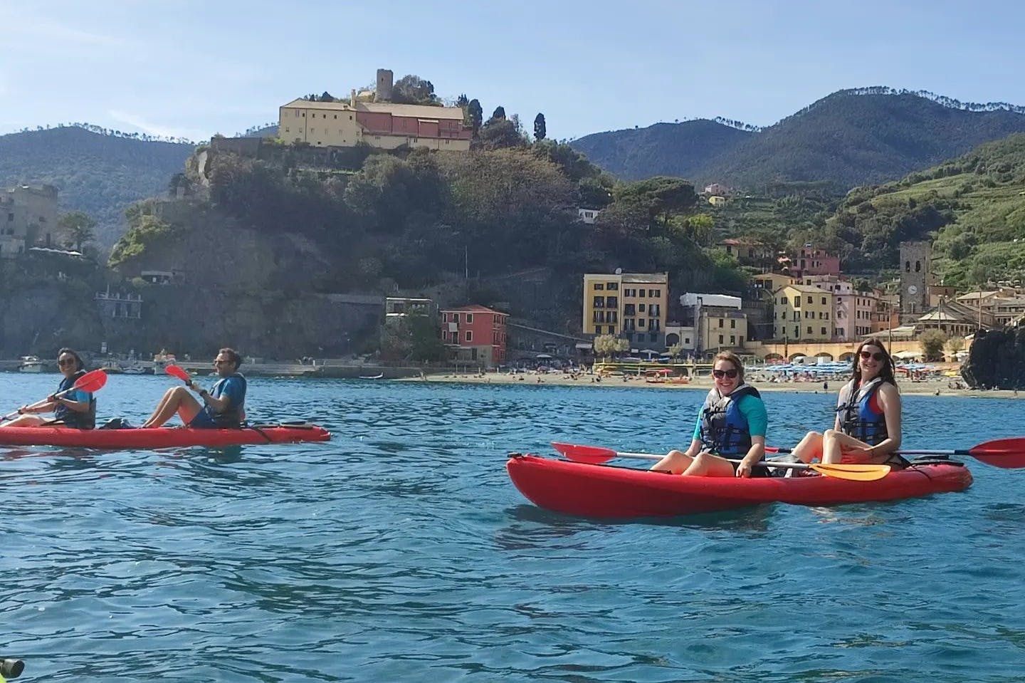 Sea kayak view in Monterosso al Mare