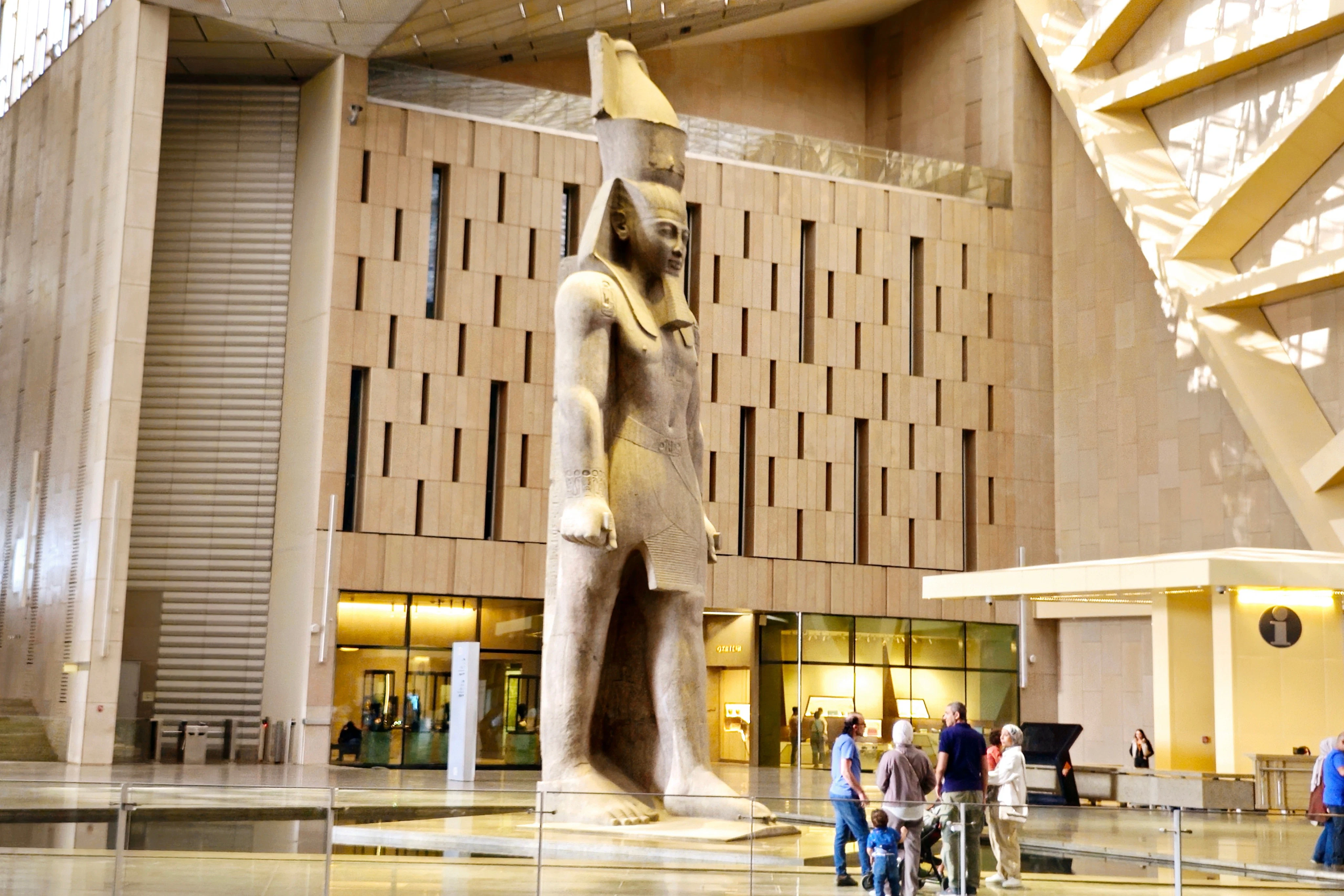 Grand Egyptian Museum, Giza Pyramids & Sphinx: Guided Tour from Hurghada + Lunch