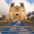 Grace Cathedral, step art by Sukey Bryan