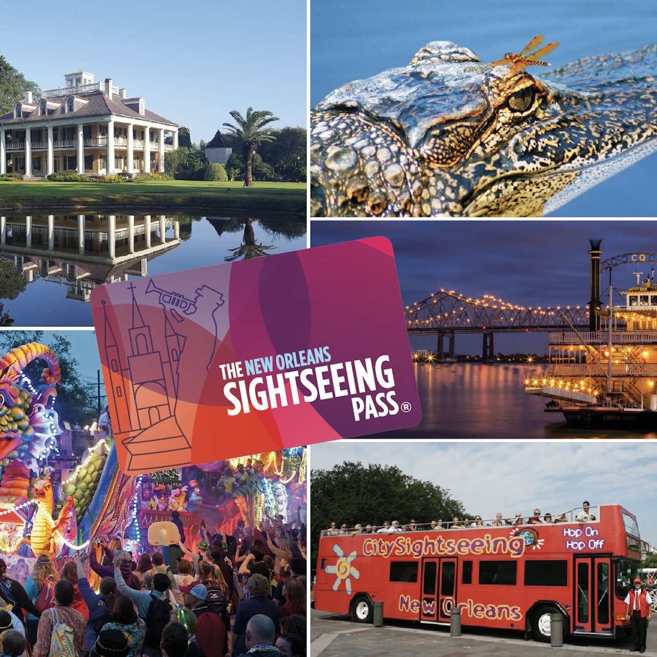 Sightseeing Day Pass de Nueva Orleans - Alojamientos en Nueva Orleans
