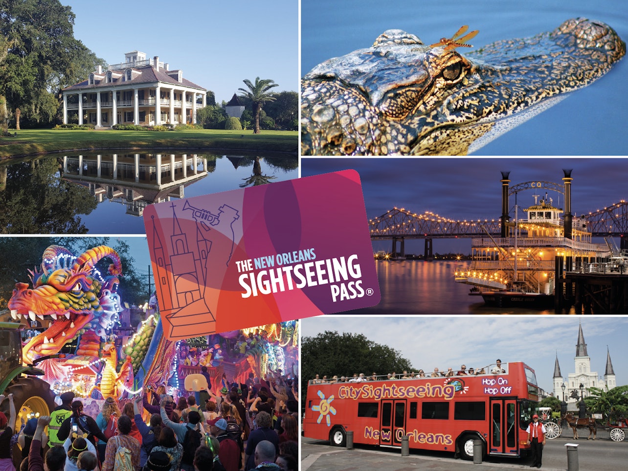 Nova Orleans Sightseeing Day Pass - Acomodações em Nova Orleans