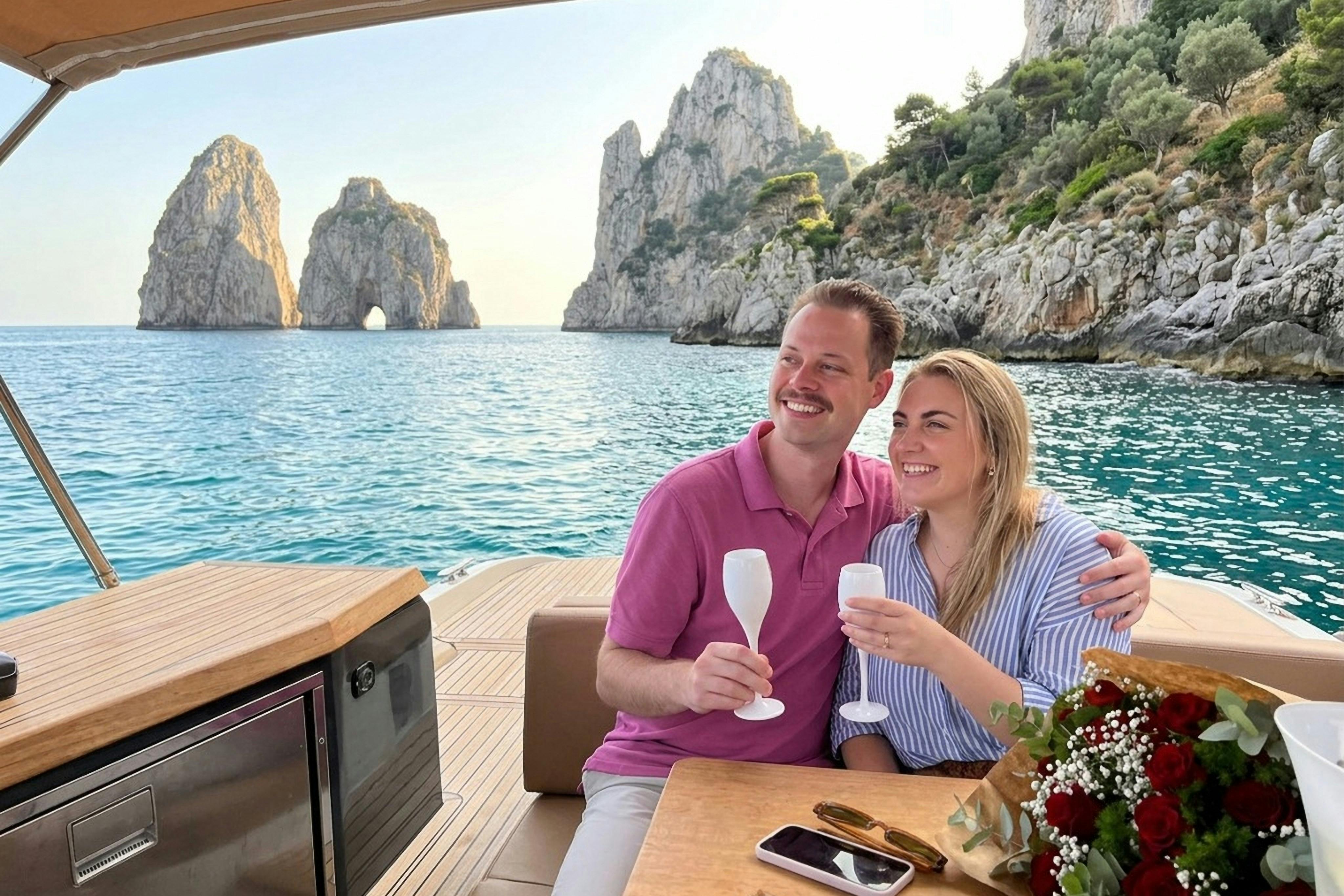 Capri: Tour guidato in barca + Brunch + Bevande + Visita alla Grotta Azzurra — 2