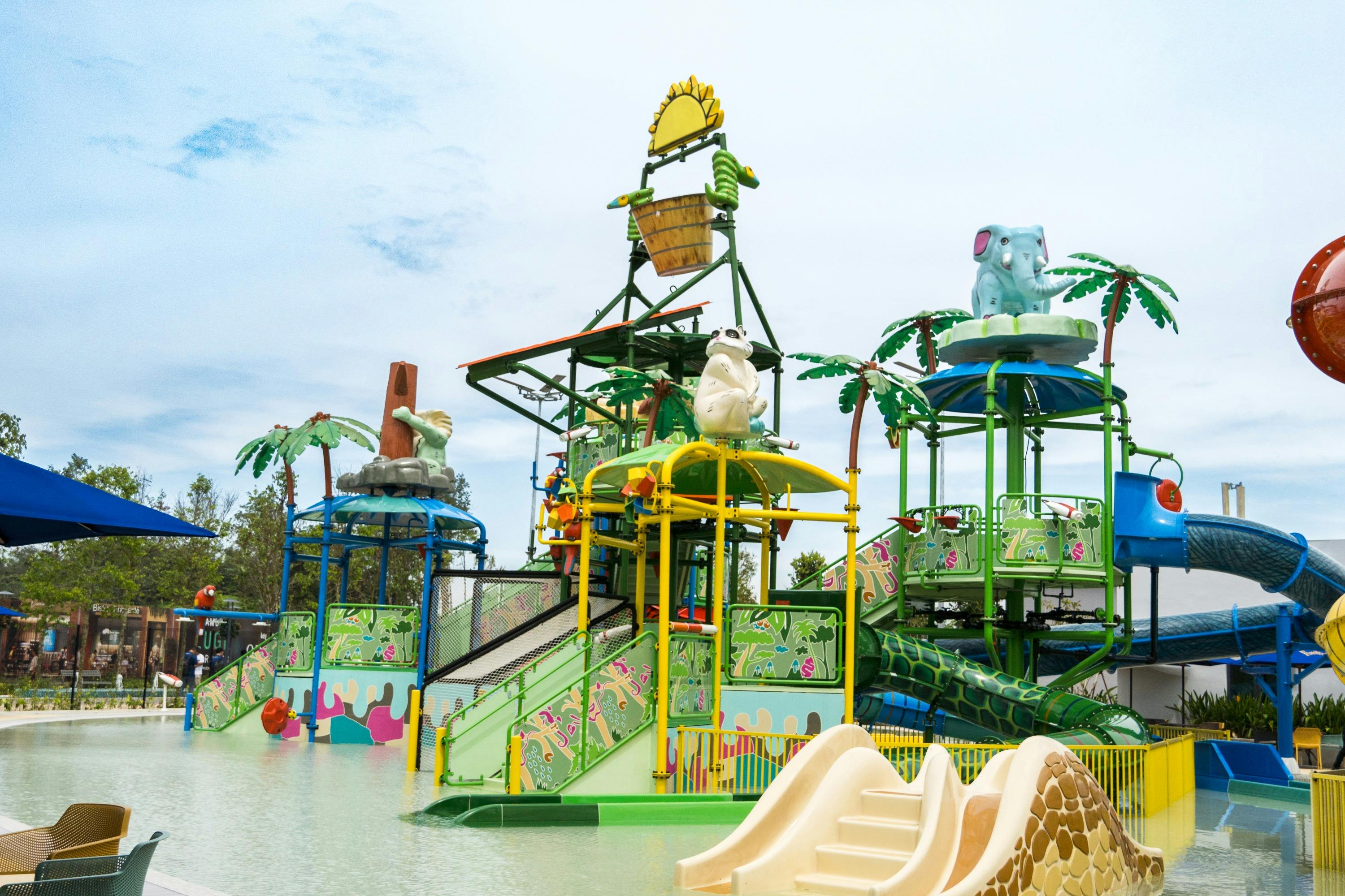 Big Bucket Splash at Gamuda Luge Gardens