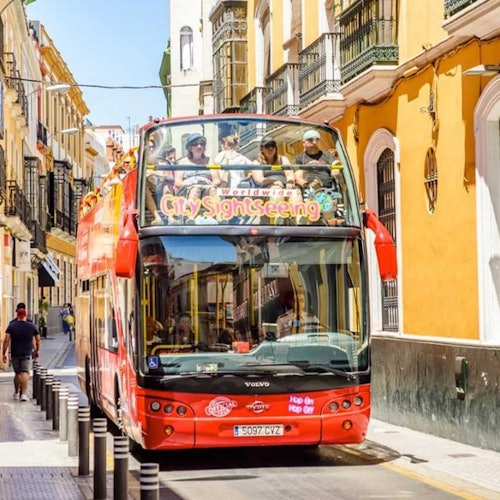 CitySightseeingSeville: Bus Tour + Flamenco Museum + Bike Rental