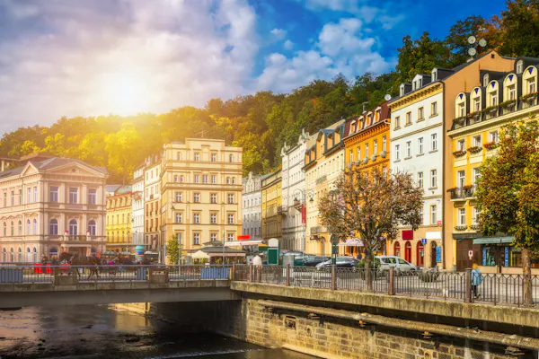 Karlovy Vary: Excursión de un día desde Praga con visita a la Torre de Vigilancia Diana